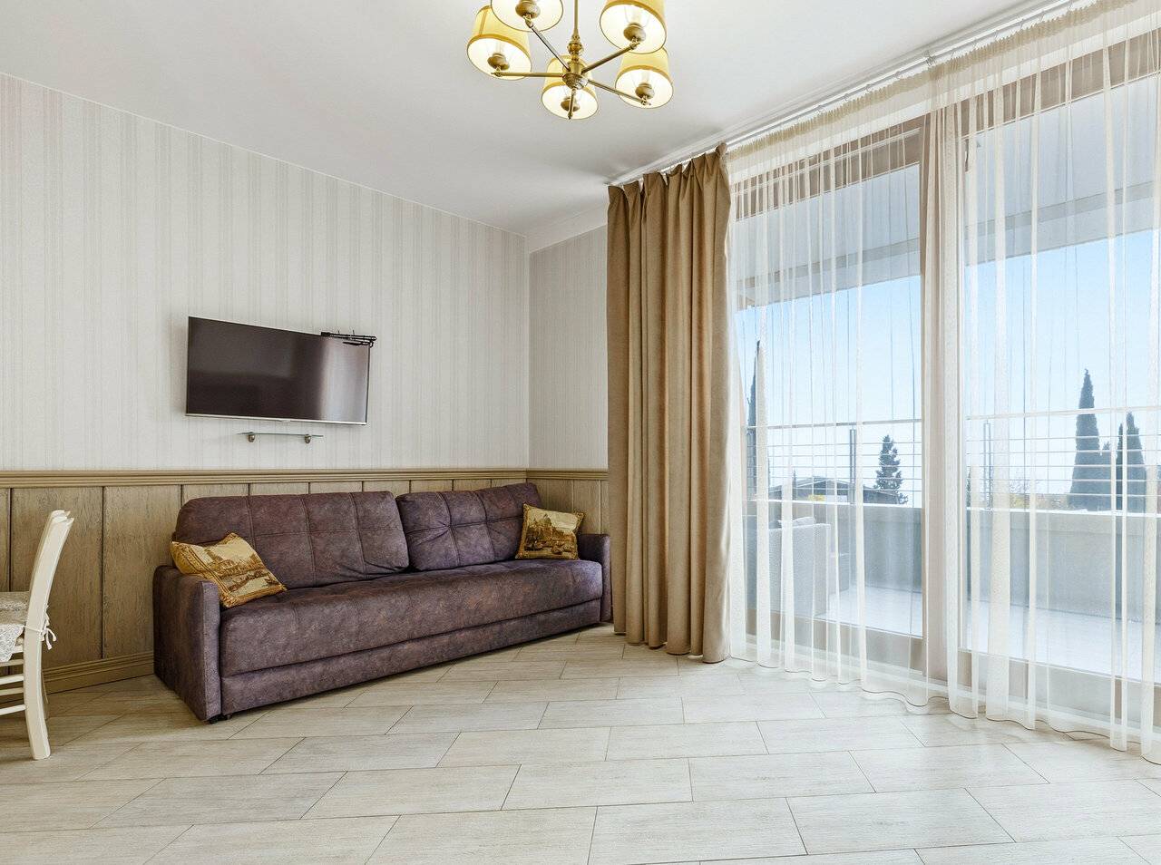 Фотографии номера 201 Апартаменты King Size с видом на море в современном Жилом Комплексе в Гостинице Фамилия Делюкс Гурзуф